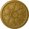 Ekena Millwork Kaya Ceiling Medallion (Fits Canopies up to 5 1/4"), Hand-Painted Pharaohs Gold, 23 5/8"OD x 1 1/2"P CM23KAPGS - alternate 1